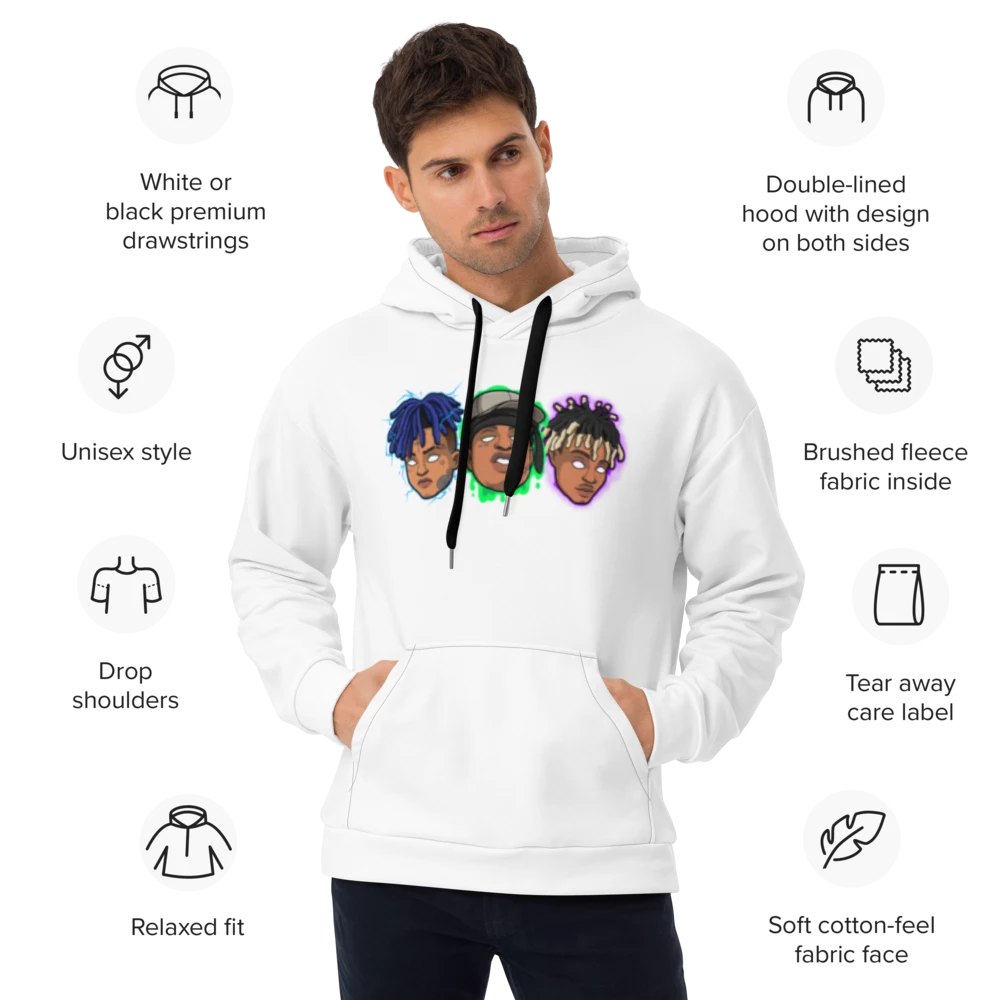 Rap Legends Triad Hoodie