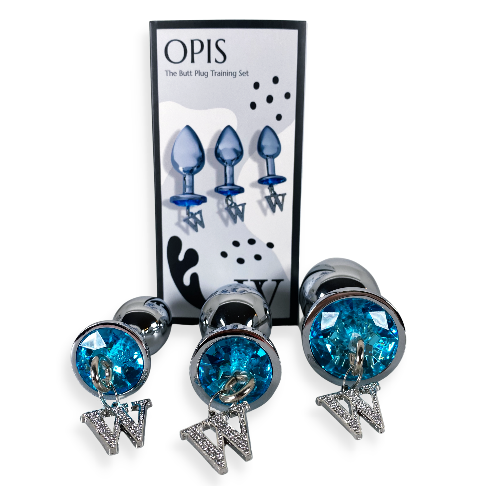 OPIS  THE 3-PIECE LUXURY GEM BUTT PLUG & ANAL TRAINING KIT - Wellness - by  V For Vibes | Pietra