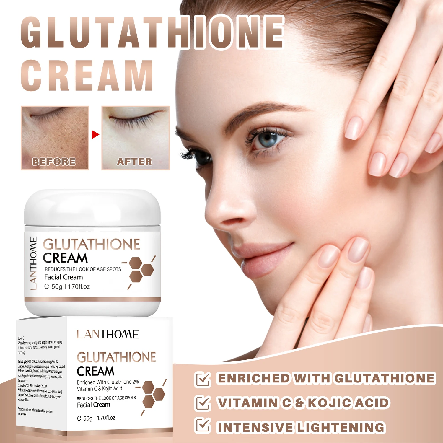 face whitening glutathione cream Arbutin facial care moisturizer - Skin Care - by Ein Beauty Co Ketorolac for Injection