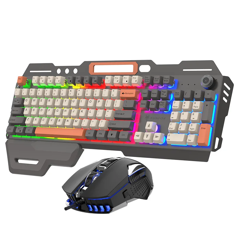 Xunfox K90 Mechanical Keyboard Mouse Set - Electronics - by