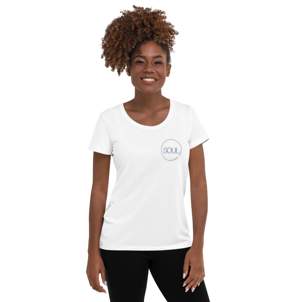 Honor Your Soul  Women's Athletic T-Shirt