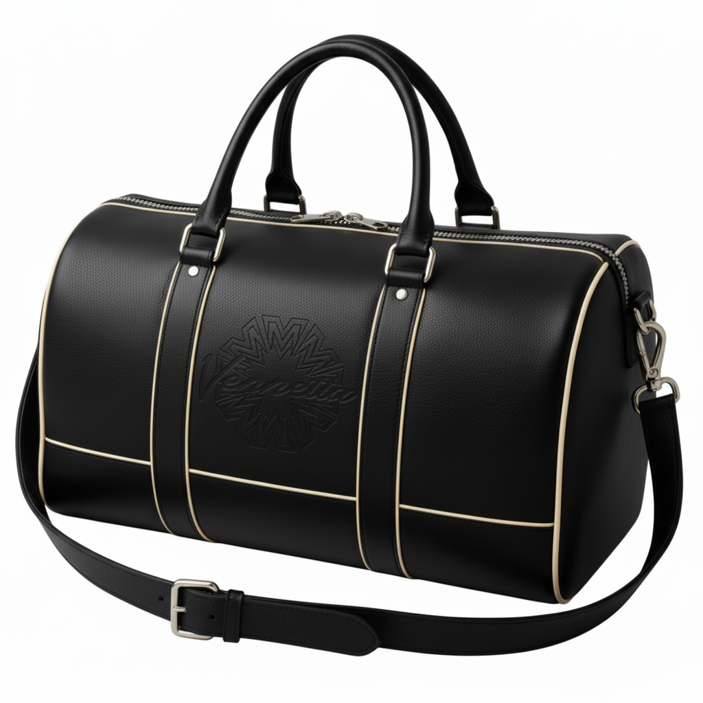 Classic Black Metropolitan Duffle