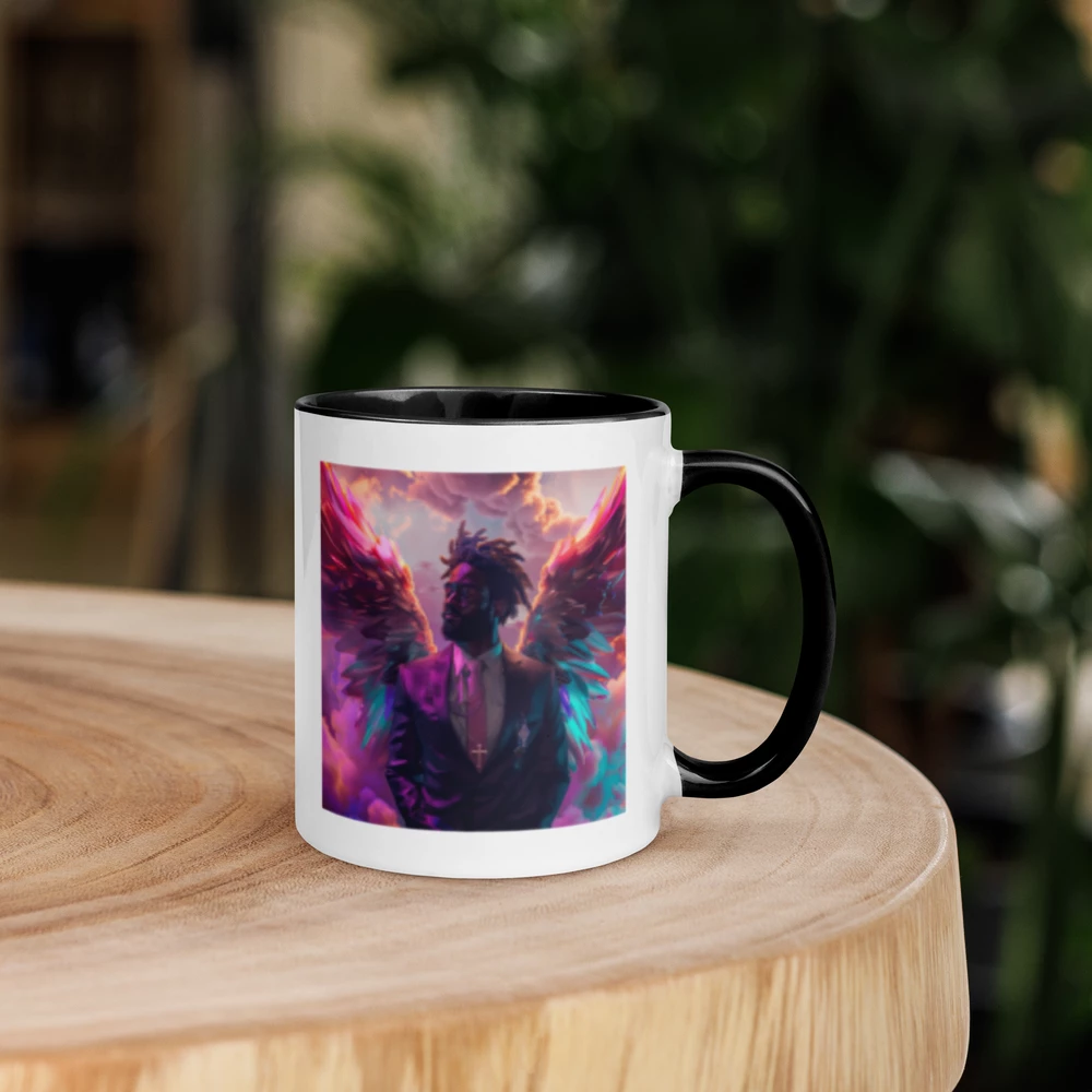 The Business Of Faith White Ceramic Mug with Color Inside The Business Of Faith White Ceramic Mug with Color Inside