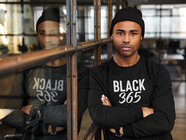 Men's Black 365 Sweatshirt Men's Black 365 Sweatshirt