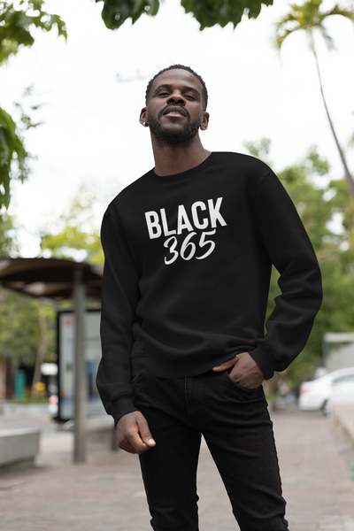 Men's Black 365 Sweatshirt Men's Black 365 Sweatshirt