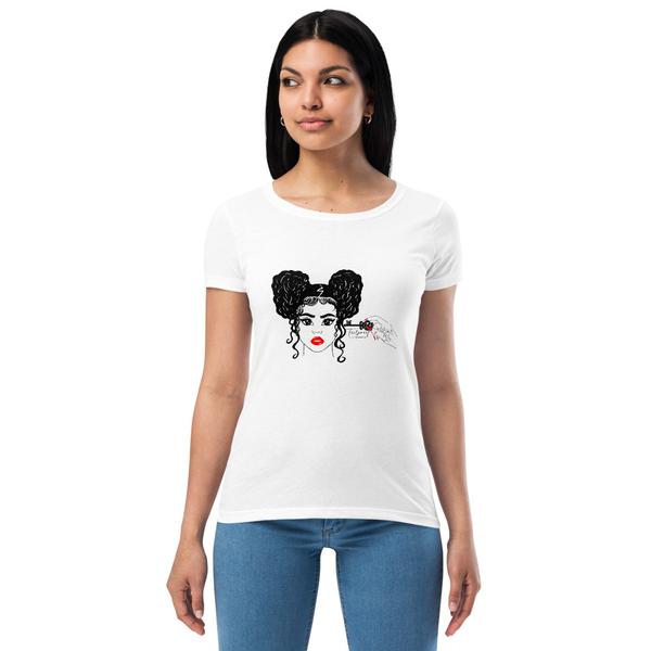 The Grace and Mercy Show - Red and Black Foolproof Fitted Tee The Grace and Mercy Show - Red and Black Foolproof Fitted Tee