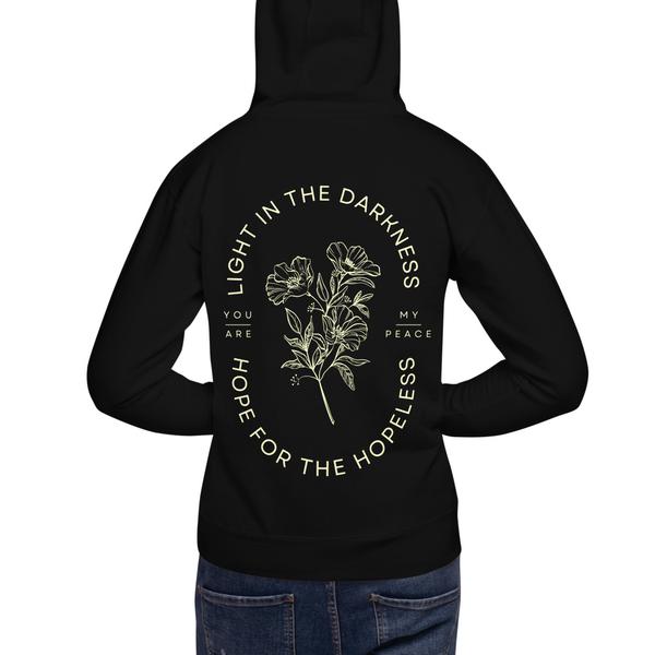 LIGHT IN THE DARKNESS -Unisex Hoodie - BLACK LIGHT IN THE DARKNESS -Unisex Hoodie - BLACK