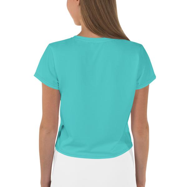 Teal Crop Tee Teal Crop Tee