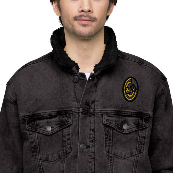 Unisex denim sherpa Cartel Gallery Lyfestyle "CG" Logo jacket Unisex denim sherpa Cartel Gallery Lyfestyle "CG" Logo jacket