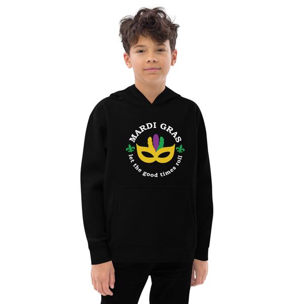 Let the good times roll Kids fleece hoodie Let the good times roll Kids fleece hoodie