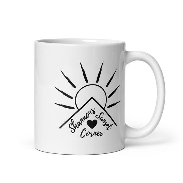 White glossy mug White glossy mug
