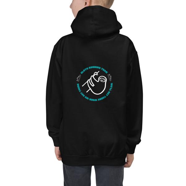 Kids Sloth Hoodie - SLOTH RUNNING TEAM Kids Sloth Hoodie - SLOTH RUNNING TEAM