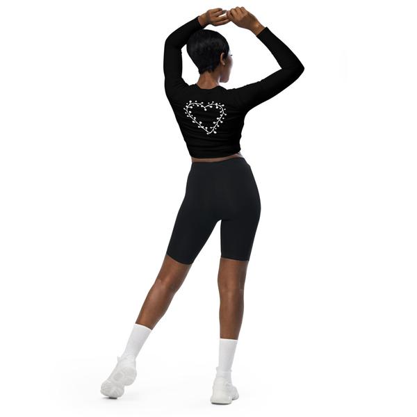 adore long-sleeve crop top adore long-sleeve crop top
