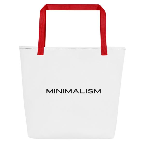 Reusable Minimalism Large Tote Bag Reusable Minimalism Large Tote Bag