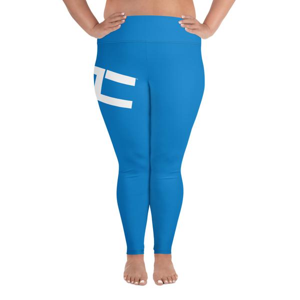 SwoleBabe "Barbie Blues" Plus Size Yoga Pants SwoleBabe "Barbie Blues" Plus Size Yoga Pants