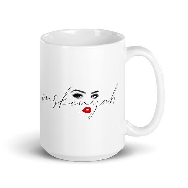 White glossy mug White glossy mug