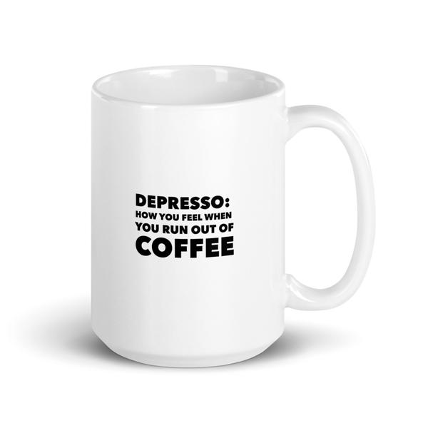 Ceramic white glossy 15 oz. coffee mug Ceramic white glossy 15 oz. coffee mug