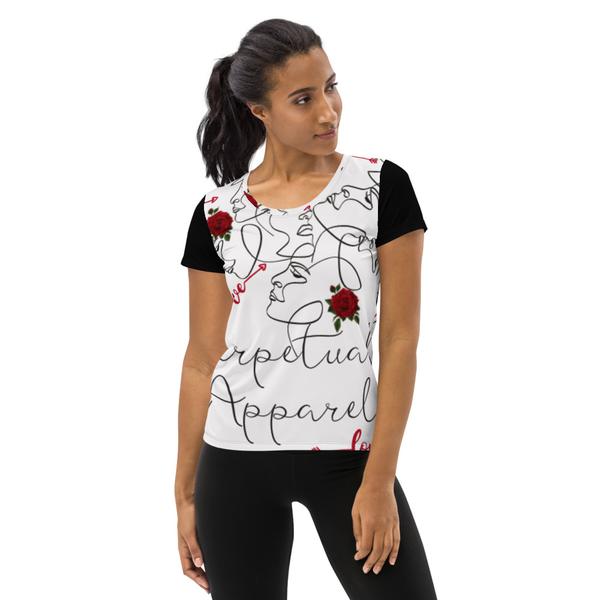All-Over Print Women's Athletic T-shirt All-Over Print Women's Athletic T-shirt