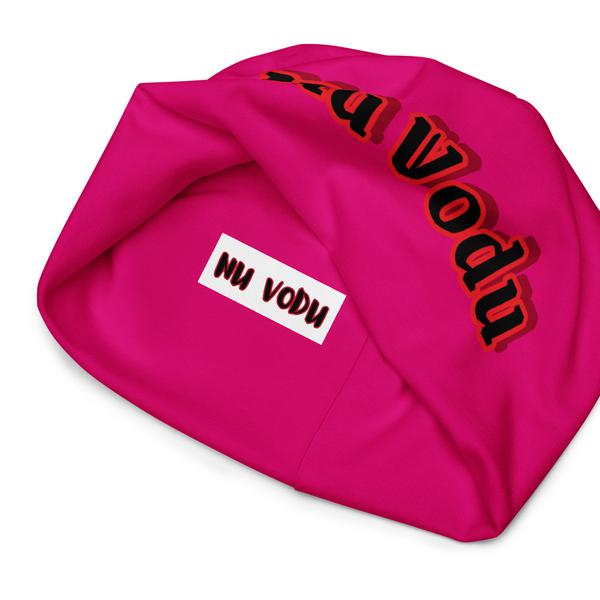 Nu Vodu pink n black Beanie Nu Vodu pink n black Beanie
