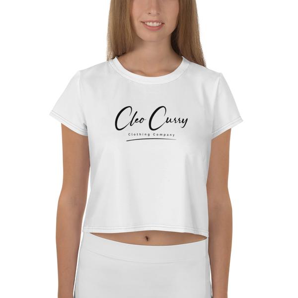 Cleo Curry Print Crop Tee Cleo Curry Print Crop Tee