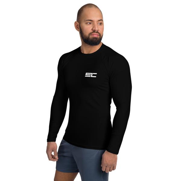 SwoleConnect "SC Logo" Men's Rash Guard In Black SwoleConnect "SC Logo" Men's Rash Guard In Black