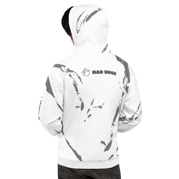 Marbled SLOTH Hoodie - Charcoal and White Marbled SLOTH Hoodie - Charcoal and White