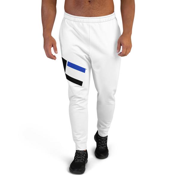 SwoleConnect "SC Logo" Men's Joggers In White SwoleConnect "SC Logo" Men's Joggers In White