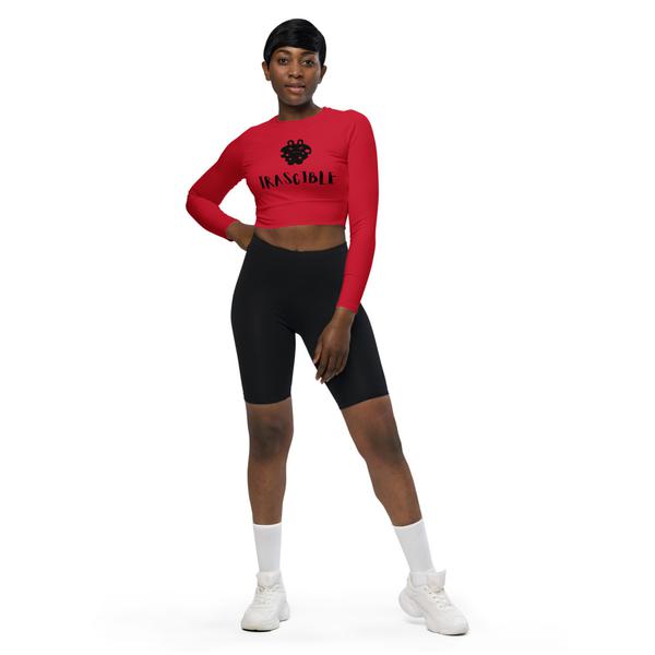 IF-Recycled long-sleeve crop top IF-Recycled long-sleeve crop top