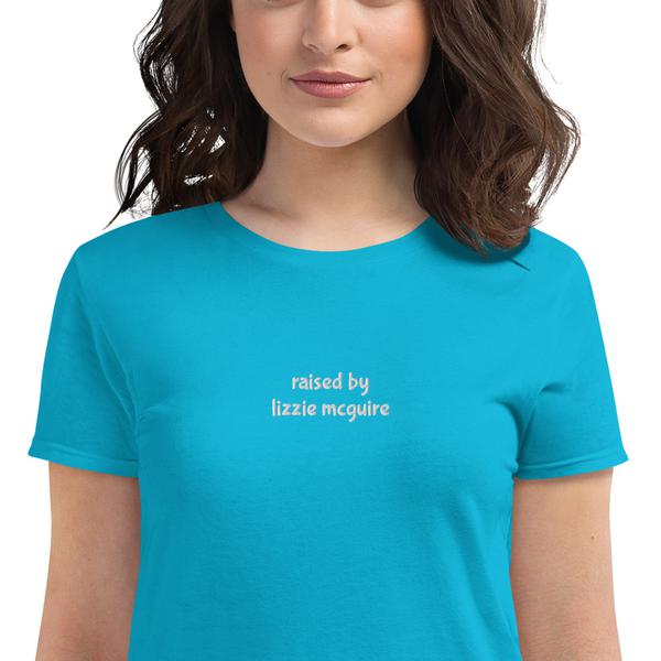 Embroidered Lizzie McGuire Women's short sleeve t-shirt Embroidered Lizzie McGuire Women's short sleeve t-shirt