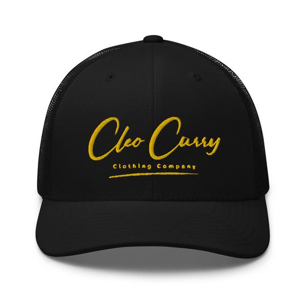 Gold logo Cleo Curry Trucker Cap Gold logo Cleo Curry Trucker Cap