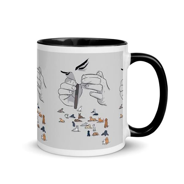Addicted to Cats Mug with Color Inside Addicted to Cats Mug with Color Inside