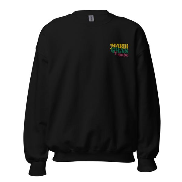 Mardi Gras Babe Unisex Sweatshirt Mardi Gras Babe Unisex Sweatshirt