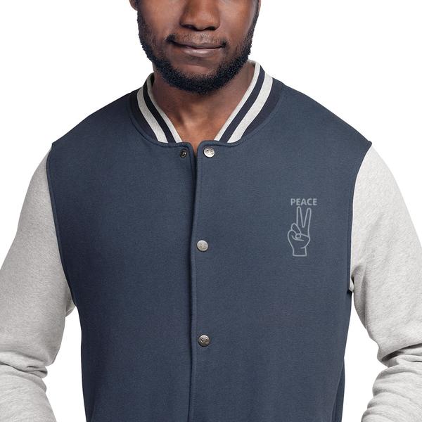 Embroidered Champion Bomber Jacket Embroidered Champion Bomber Jacket