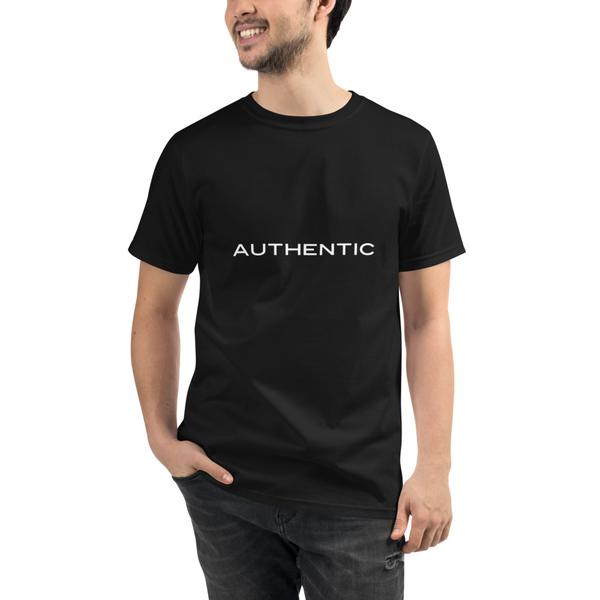 Organic Black Authentic word T-Shirt Organic Black Authentic word T-Shirt