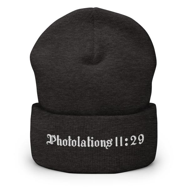 Photolations 11:29 Cuffed Beanie Photolations 11:29 Cuffed Beanie