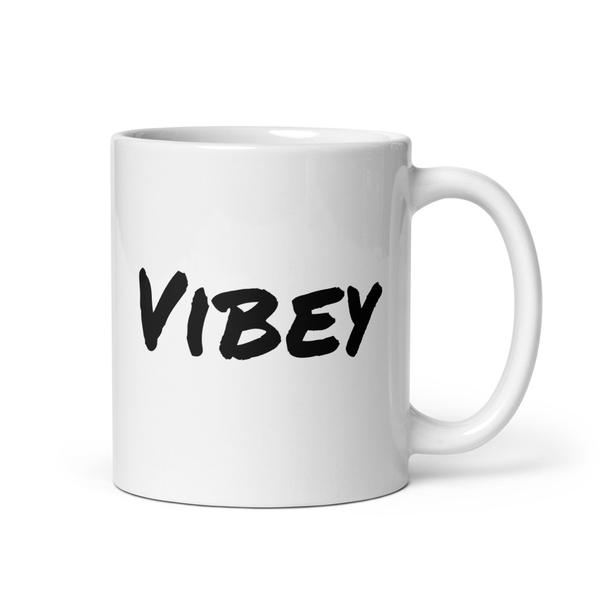 Vibey-White glossy mug Vibey-White glossy mug