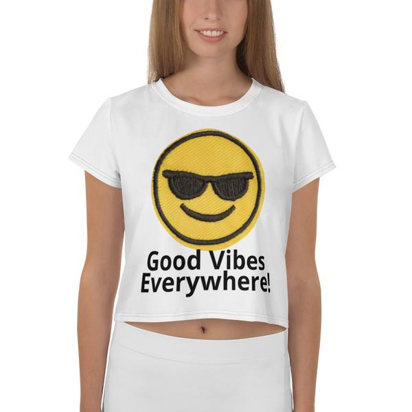 All-Over Print Crop Tee All-Over Print Crop Tee