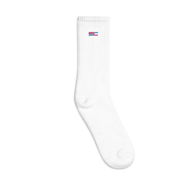 SwoleBabe "Barbie Blues" Embroidered Socks SwoleBabe "Barbie Blues" Embroidered Socks