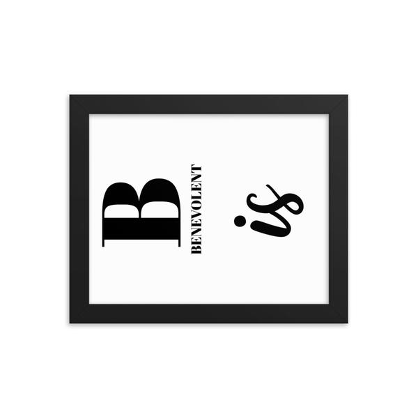 "B" In CBI Poster "B" In CBI Poster