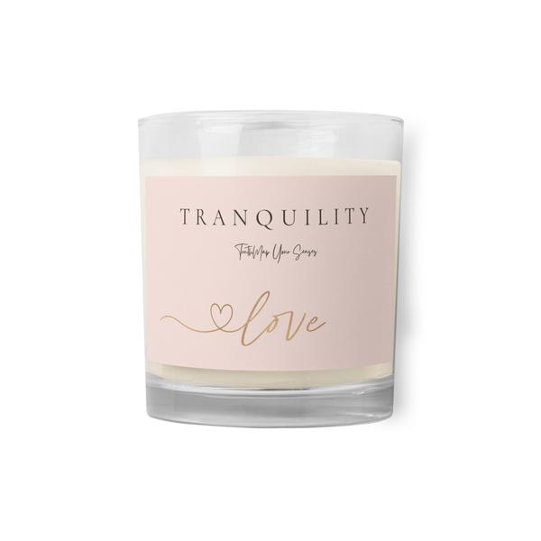 Glass jar soy wax candle Glass jar soy wax candle