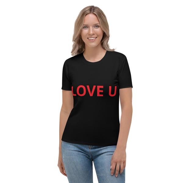 Women's T-shirt love you Women's T-shirt love you