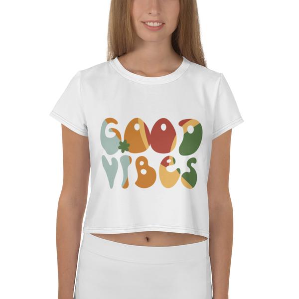 All-Over Print Crop Tee All-Over Print Crop Tee