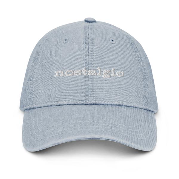 nostalgic denim hat nostalgic denim hat
