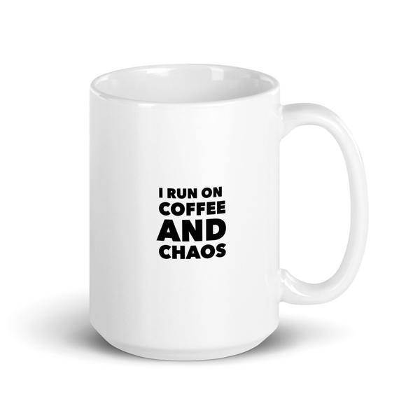 White ceramic glossy coffee mug White ceramic glossy coffee mug