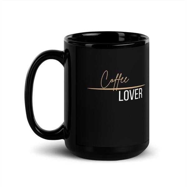 Coffee lover Black Glossy Mug Coffee lover Black Glossy Mug