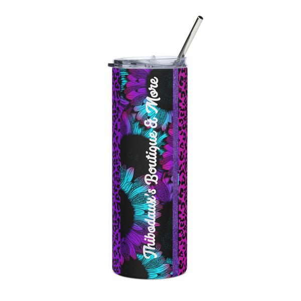 Sunflower Purple Stainless steel tumbler Sunflower Purple Stainless steel tumbler