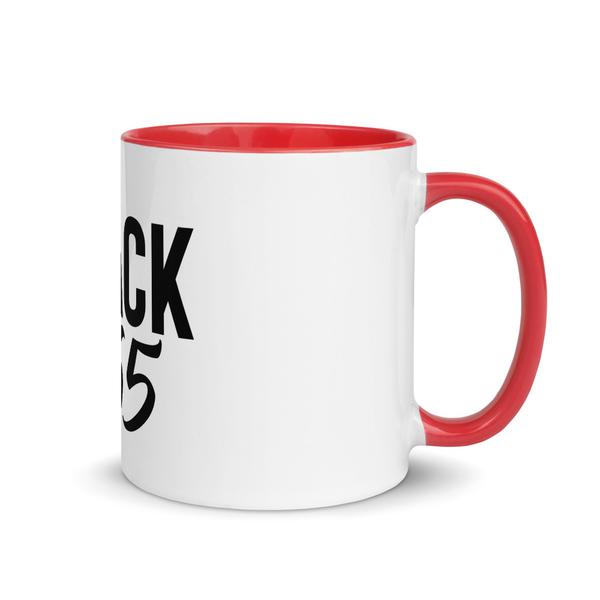 Black 365 Colored Trim Mug Black 365 Colored Trim Mug
