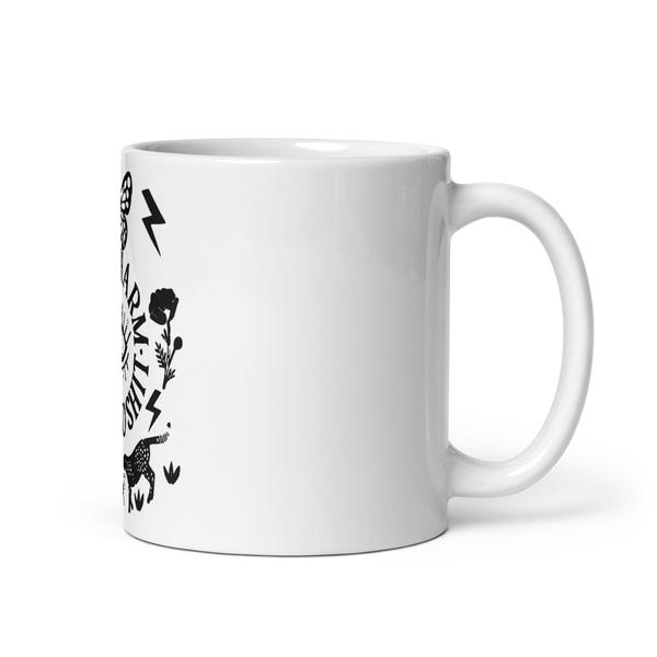 White glossy mug White glossy mug