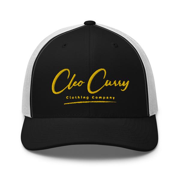 Gold logo Cleo Curry Trucker Cap Gold logo Cleo Curry Trucker Cap