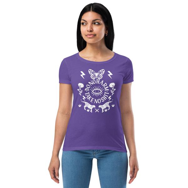 Do No Harm Purple Women’s fitted t-shirt Do No Harm Purple Women’s fitted t-shirt
